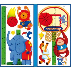 Samolepící dekorace Dětský metr Basketbal