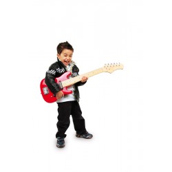Dětská elektrická kytara, červená