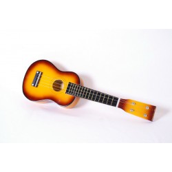 Dětská kytara hnědá 51 cm, 6 kovových strun